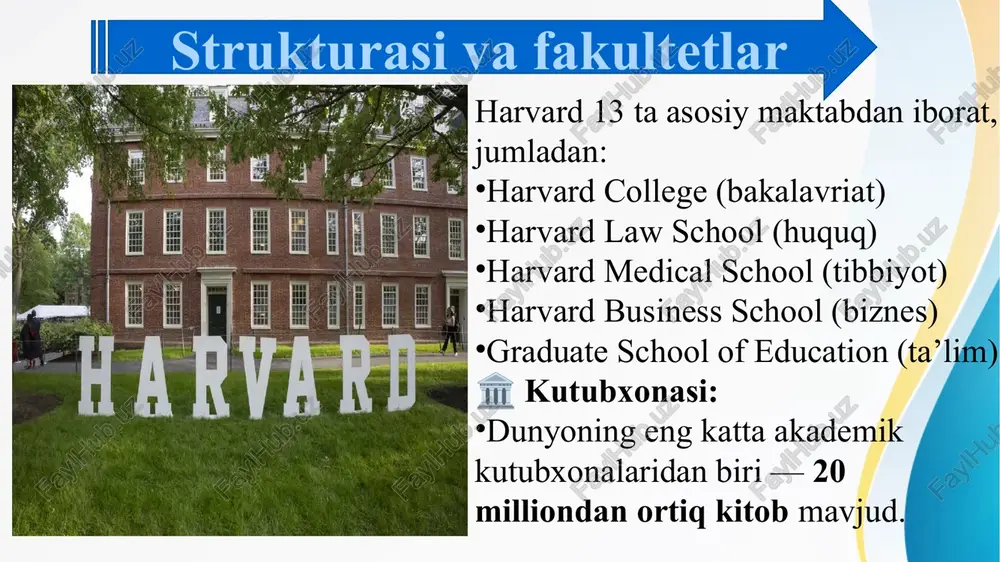 harvard universiteti — dunyoning eng nufuzli ilm maskani - Page 5