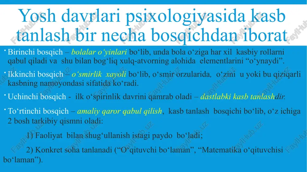 ilk o‘spirinlik davrida psixik rivojlanish xususiyatlari - Page 5