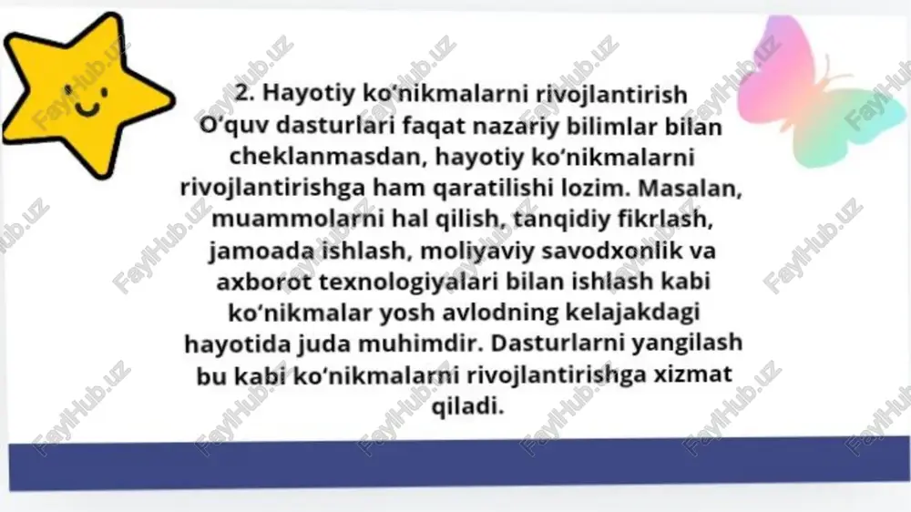 ta'limni isloh qilishda o'quv dasturlarining ahamiyati - Page 5