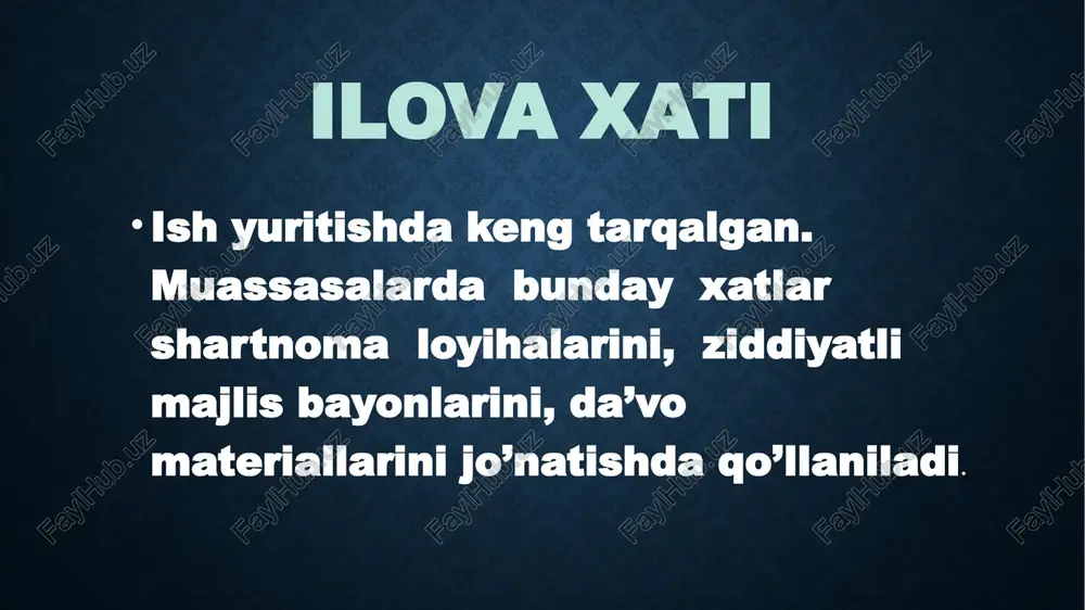 javob xatni talab qilmaydigan xatlar - Page 5