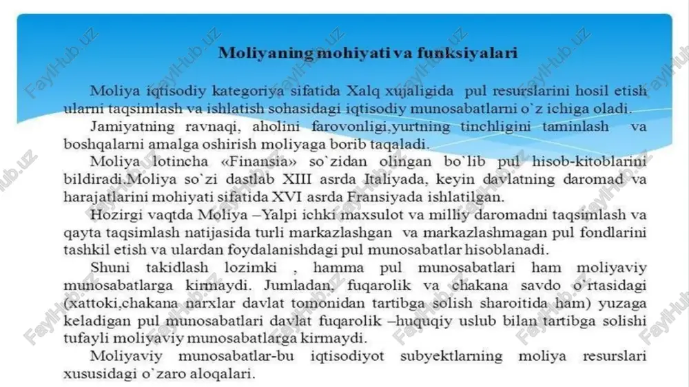 moliya tizimi va moliyaviy siyosat - Page 5