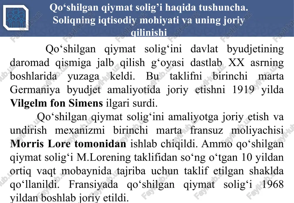 kombinati» aksiyadorlik jamiyati 6 787,6 2,5 5. boshqa daromadlar va soliq bo‘lmagan boshqa tushumlar 17 851,4 6,6 2024 yil uchun o‘zbekiston respublikasi davlat byudjeti daromadlari prognozi mlrd.so’m 2023-yil 1-sentabr holatiga qqs toʻlovchilar soni 188 528 taga yetdi. bu o‘tgan yilning mos davriga nisbatan 14,8 % ko‘p. 📈o‘sish ko‘rsatkichlari eng yuqori sohalar – top-3: 🔹 axborot va aloqa xizmatlari – 42,6 % (1,1 mingta); 🔹 transport – 41,9 % (1,9 mingta); 🔹 xizmat ko'rsatish – 24,3 % (3,6 mingta). 📉oʻsish koʻrsatkichlari eng past sohalar – top-3: 🔸sanoat – 14,4 % (3,4 mingta); 🔸qurilish – 11,2 % (2,3 mingta); 🔸qishloq xoʻjaligi – 6,9 % (3,1 mingta); hozirda qqs toʻlovchilarning yarmidan ortig‘i quyidagi sohalarda faoliyat yuritmoqda: savdo – 58,8 mingta; qishloq xoʻjaligi – 47,7 mingta. soliq to‘lovchilar tarkibi, soliq obyekti, soliq solish bazasi va soliq stavkalari qo‘shilgan qiymat solig‘ining to‘lovchilari bo‘lib, amaldagi soliq kodeksining 237-moddasiga muvofiq o’zbekiston respublikasida tadbirkorlik faoliyatini amalga oshiruvchi va …