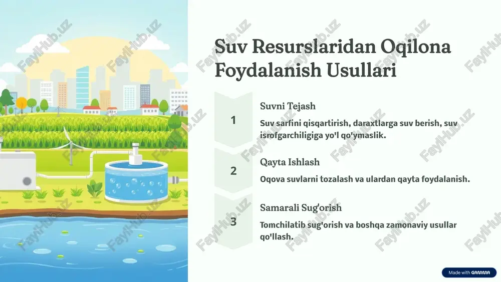 tabiiy resurslardan oqilona foydalanish - Page 5