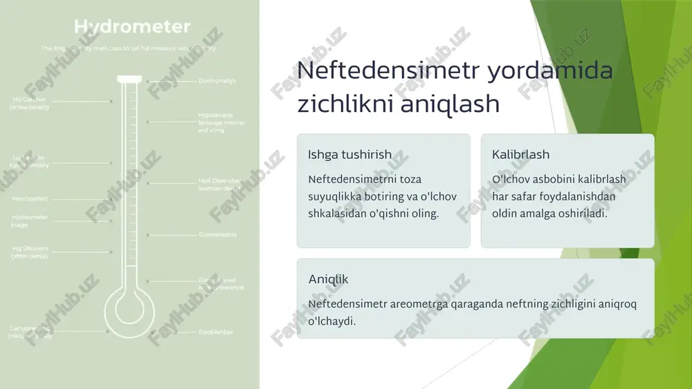 neft va neft mahsulotlarining zichligini aniqlash - Page 5