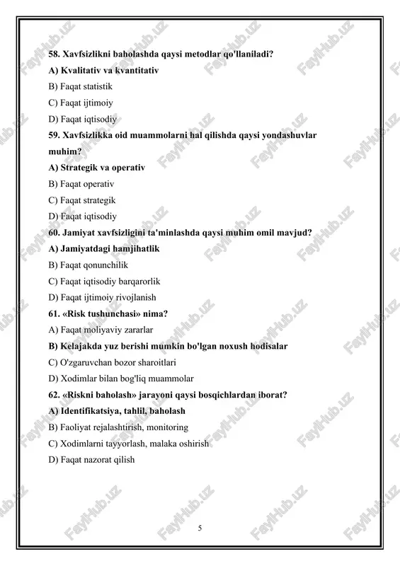 kiber xavfsizlikni ta'minlashda rol - Page 5