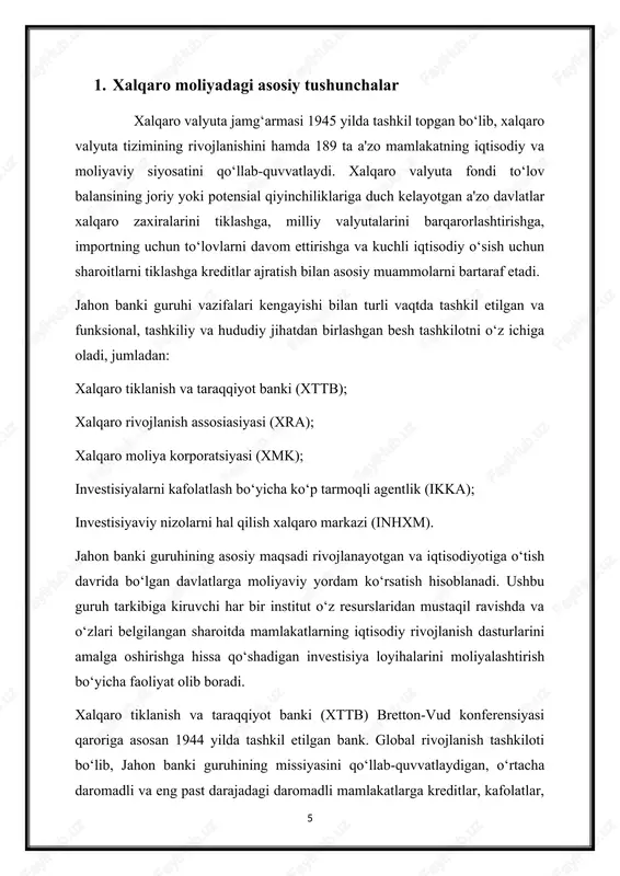 lizasiya, atrof-muhitni muhofaza qilish hamda shaharlar va logistikani rivojlantirish sohalarida ishonchli va barqaror loyihalarni moliyalashtirishni taklif etadi. 2008 yilda tashkil topgan moliyaviy ommaboplik al'yansining (moa) maqsadi moliyaviy ommaboplik bo‘yicha samarali siyosatni amalga oshirish orqali moliyaviy resurslardan foydalana olmaydiganlar uchun tegishli moliyaviy xizmatlar sifatini va ulardan foydalanish imkoniyatini oshirishdan iborat. dunyoning 95 rivojlanayotgan mamlakatlarining tartibga soluvchi moliyaviy tashkilotlarini birlashtiradi. al'yans davlat moliyaviy tizimining iqtisodiy rivojlanishiga hissa qo‘shadigan muhim siyosiy sohalarda a'zo mamlakatlarga grantlar va texnik yordam ko‘rsatadi. islom taraqqiyot banki (itb) - islomiy moliyalashtirishga yo‘naltirilgan ko‘p tomonlama rivojlanish banki 1975 yilda tashkil topgan. u a'zo mamlakatlarning iqtisodiy va ijtimoiy rivojlanish loyihalarini moliyalashtiradi. bank shariat qonunlari va tamoyillariga asoslanib, a'zo davlatlar va butun dunyo musulmon jamoalarida ijtimoiy va iqtisodiy rivojlanishni qo‘llab-quvvatlash orqali o‘z faoliyatini amalga oshiradi. islom taraqqiyot banki guruhiga quyidagi tashkilotlar kiradi: xususiy sektorni rivojlantirish bo‘yicha islom korporatsiyasi (xsrik), 1999 yilda tashkil etilgan bo‘lib, xususiy sektorga moliyaviy xizmatlarni taqdim qiladi. u …
