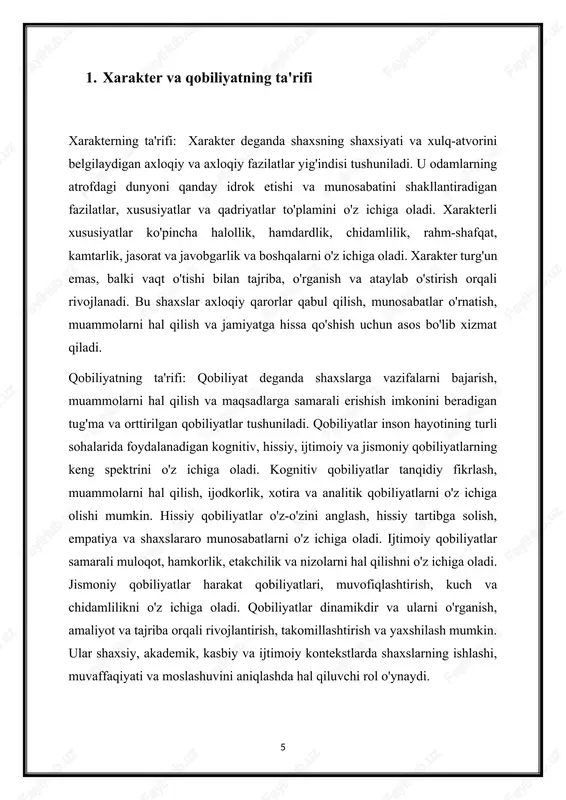ivojlantirishga urg'u berishi keyingi axloq falsafasiga ta'sir ko'rsatdi. rim stoitsizmi: seneka, epiktet, mark avreliy: qadimgi yunonistonda paydo bo'lgan, lekin rimda gullab-yashnagan falsafiy maktab stoitsizm aql, fazilat va tabiatga muvofiq yashash muhimligini ta'kidlagan. stoiklar o'z nazorati ostidagi narsalarni qabul qilish va tashqi sharoitlardan ajralish orqali ichki xotirjamlikni (ataraksiya) rivojlantirishga ishonishgan. fazilat, xususan, donolik, jasorat, adolat va bo'ysunish eng oliy yaxshilik sifatida ko'rilgan. xitoy falsafasi: konfutsiylik: konfutsiy (kongzi) tomonidan asos solingan konfutsiylik axloqiy tarbiya, ijtimoiy totuvlik va axloqiy yetakchilikni ta’kidlagan. konfutsiy urf-odatlar, ta’lim-tarbiya va axloqiy o‘z-o‘zini tarbiyalash yo‘li bilan ren (xayr-ehson), yi (solihlik), li (odob-axloq)ni tarbiyalashga urg‘u bergan. konfutsiy axloqi shaxsiy va ijtimoiy hayotda farzandlik taqvosi, sadoqat va axloqiy to'g'rilikning ahamiyatiga e'tibor qaratdi. daoizm: laozi va zhuangzi bilan bog'liq bo'lgan daoizm dao (yo'l) bilan uyg'unlikda yashashni va soddalik, o'z-o'zidan va tabiiylikni o'z ichiga olgan. daoizm falsafasi axloqiy to'g'rilikning tashqi ko'rinishlaridan farqli o'laroq, kamtarlik, rahm-shafqat va harakatsizlik (wuwei) kabi ichki fazilatni tarbiyalashga urg'u …