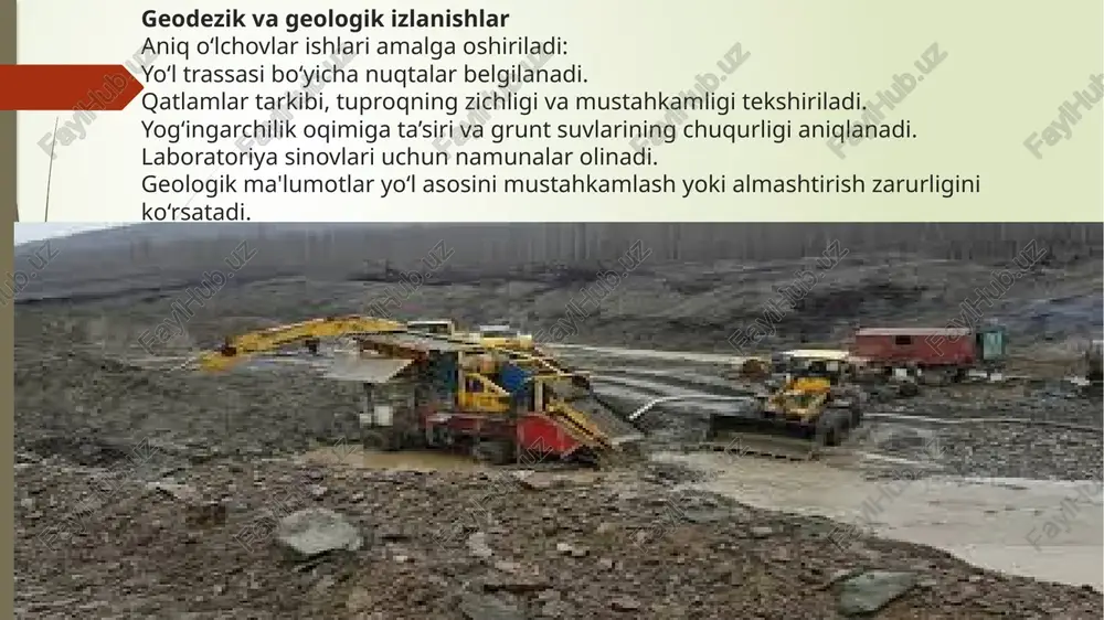 yo'llarni rekonstruksiya qilishdagi tayyorgarlik ishlari - Page 5