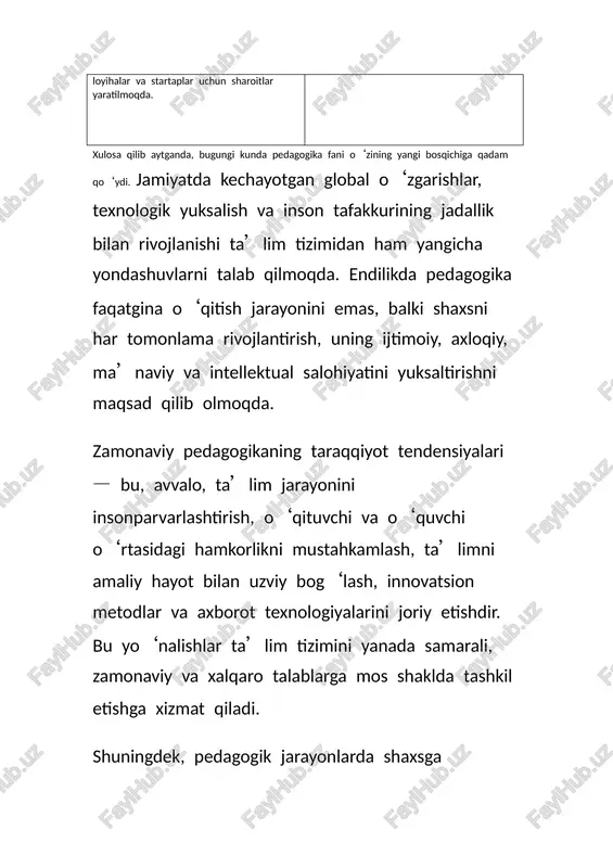 pedagogikaning taraqqiyot tendensiyalari - Page 5