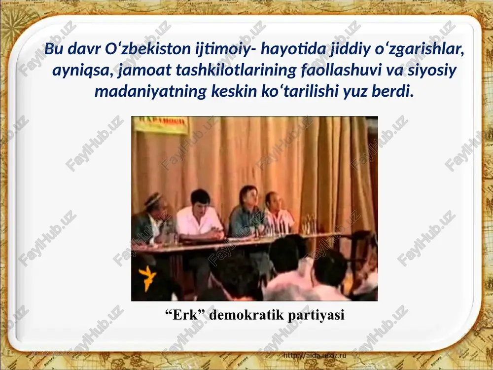 o‘zbekiston mustaqillikka erishish ostonasida - Page 5
