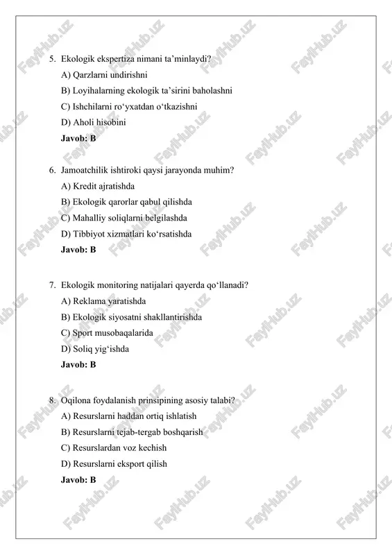 ekologiya xuquqining asosiy prinsiplari - Page 5
