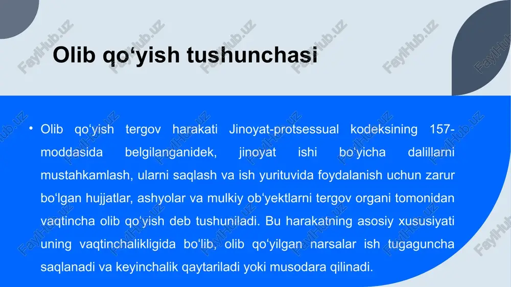 olib qo‘yish va tintuv tergov harakati - Page 5