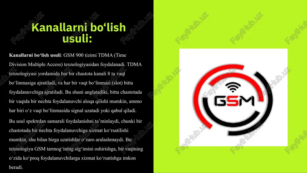 n, 2017. stallings, william. wireless communications and networks. pearson, 2005. e'tiboringiz uchun rahmat! image1.png image2.png image3.png image6.png image7.png image8.png image4.png image9.png image10.png image5.png