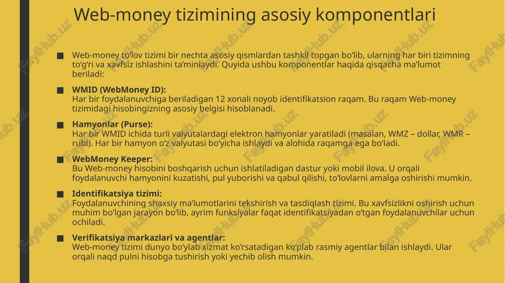 web-money toʻlov tizimi va undan foydalanish asoslari - Page 5