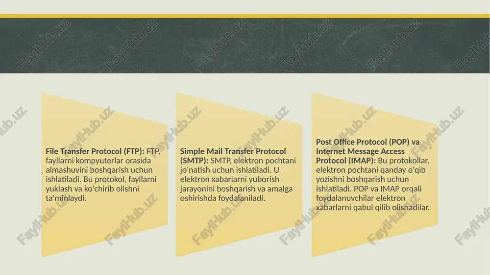 n aloqa uchun foydalaniladi. cloud tarmoqlar qanday ishlaydi va ularning muhim afzalliklari cloud tarmoqlar, internet orqali ma'lumotlarni saqlash va boshqa tarmoq xizmatlaridan foydalanish uchun xizmat qiluvchi tizimlardir. ular, "bulut" (cloud) deb nomlangan serverlardagi ma'lumotlar o'rnini ifodalaydi. cloud tarmoqlarining ishlash prinsipi quyidagicha: ma'lumotlarni saqlash: cloud tarmoqlari, ma'lumotlarni uz dalasi yoki serverlarda, virtual serverlar yoki server xizmatlari orqali saqlashadi. bu, foydalanuvchilar uchun ma'lumotlarga internet orqali o'qish yoki yozish imkoniyatini ta'minlaydi. uzaktan murojaat: cloud tarmoqlarining asosiy afzalliklaridan biri, ma'lumotlarga uzaktan murojaat imkoniyatini ta'minlashidir. bu, foydalanuvchilar uchun ma'lumotlarga qulay va oson kirishni ta'minlaydi. skalabilnost (kengaytiriluvchi): cloud tarmoqlari, ma'lumotlar va xizmatlar uchun resurslar (masalan, serverlar va disk joylari)ni kengaytirishni osonlashtiradi. bu, tizimni o'zgartirmaslik va muhim xizmatlarni takomillashtirish imkoniyatini ta'minlaydi. mukammal muhit: bulut xizmatlarini taqdim etuvchi tarmoqlar, xususiyatlari, tizimi va xavfsizligi bilan mashhur mukammal xizmatlarni taqdim etishadi. ularning tizimlari, tashqi hujumlar va ma'lumot yo'qligi kabi xavfsizlik choralari bo'yicha keng imkoniyatlarni ta'minlaydi. xizmatlarga oson kirish: cloud tarmoqlari, …