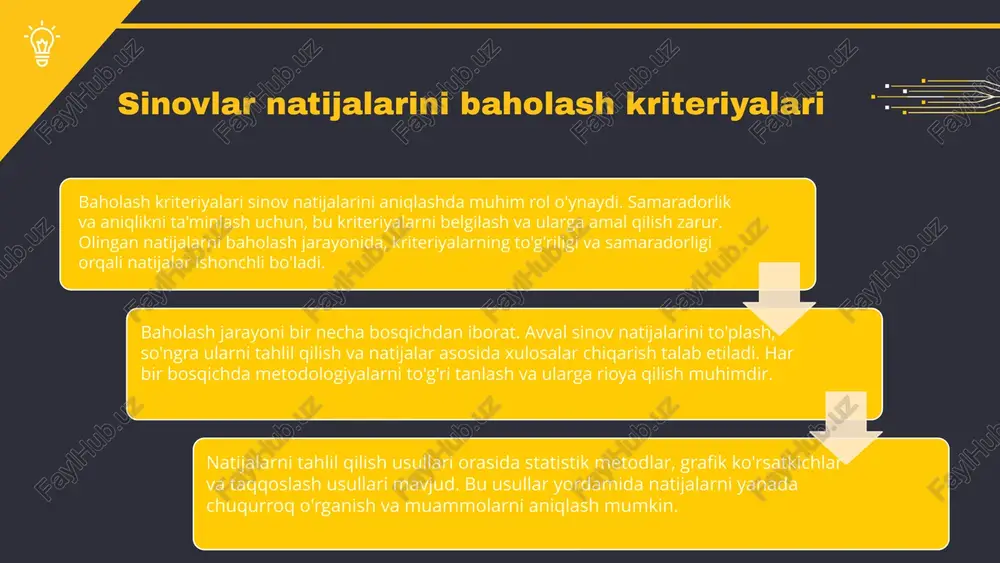 xassislar bilan doimiy treninglar va malaka oshirish. photo by american public power association on unsplash yechimlar strategiyalari yuqori kuchlanish sinovlari uchun yechimlar innovatsion yondashuvlar asosida ishlab chiqiladi. ushbu yondashuvlar test jarayonlarini optimallashtirish va samaradorligini oshirishga qaratilgan. avtomatlashtirilgan sinov tizimlari yordamida natijalarni tez va aniq olish mumkin. amaliy misollar sifatida zamonaviy texnologiyalarni ko'rib chiqamiz. bu texnologiyalar sinov jarayonlarini qisqartirib, natijalar ishonchliligini oshiradi. misollar sifatida, elektrodlarni avtomatlashtirilgan joylashtirish va natijalarni real vaqt rejimida tahlil qilish ko'rsatiladi. muammolarni bartaraf etish usullari - muammolarni bartaraf etish uchun qo'llaniladigan usullar: muammolarni aniqlash, innovatsion yechimlarni qo'llash va jarayonlarni optimallashtirish. - amaliyotda qanday qo'llanilishi: yuqori kuchlanish sinovlarida muammolarni hal qilishda zamonaviy texnologiyalar va metodologiyalarni integratsiya qilish. - olingan natijalarning tahlili: amalga oshirilgan yechimlar samaradorligini va aniqligini baholash, natijalarni tahlil qilish va davomiy rivojlanish uchun yo'nalishlar belgilash. yuqori kuchlanish sinovlarida xavfsizlik masalalari - yuqori kuchlanish sinovlarida xavfsizlikni ta'minlash muhimdir. - sinovlarni o'tkazishda xavfsizlikni ta'minlash strategiyalari: 1. xavfsizlik protokollarini …