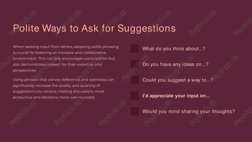 asking for and making suggestions - Page 5
