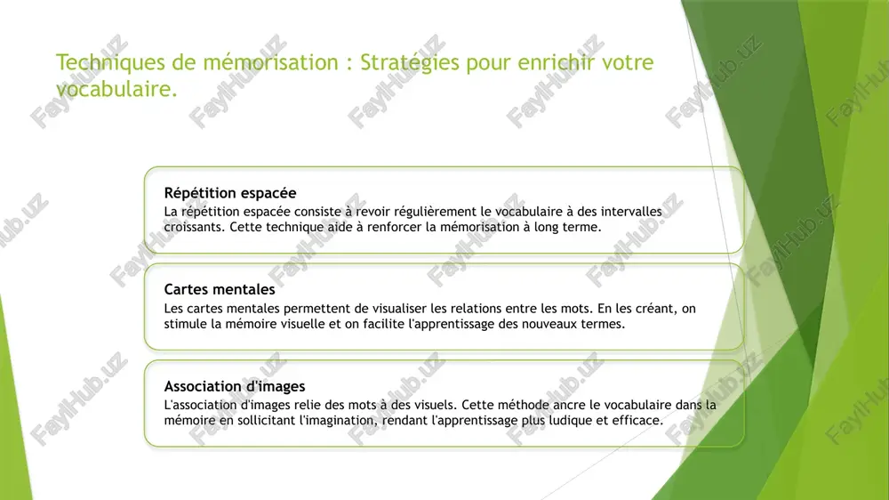 le la sensibilisation culturelle lors de l'apprentissage. les défis culturels dans l'apprentissage d'une nouvelle langue. 01 barrières linguistiques les différences linguistiques peuvent engendrer des malentendus. les phrases idiomatiques ou les dialectes variés compliquent souvent la compréhension et la communication. 02 normes culturelles chaque culture a ses propres normes, comportements et attentes. ignorer ces éléments peut mener à des erreurs sociales et à des interactions maladroites. 03 stéréotypes et préjugés les stéréotypes liés à une culture peuvent influencer la perception et l'apprentissage. reconnaître et déconstruire ces préjugés est essentiel pour une assimilation efficace. 04 adaptation contextuelle s'adapter aux contextes culturels différents nécessite flexibilité et ouverture d'esprit. cela inclut la compréhension des traditions et des pratiques locales pour mieux interagir. utilisation des ressources culturelles pour enrichir l'apprentissage linguistique. intégration des médias l'utilisation de films, séries et vidéos en langue cible permet d'améliorer la compréhension orale tout en rendant l'apprentissage plus immersif et …