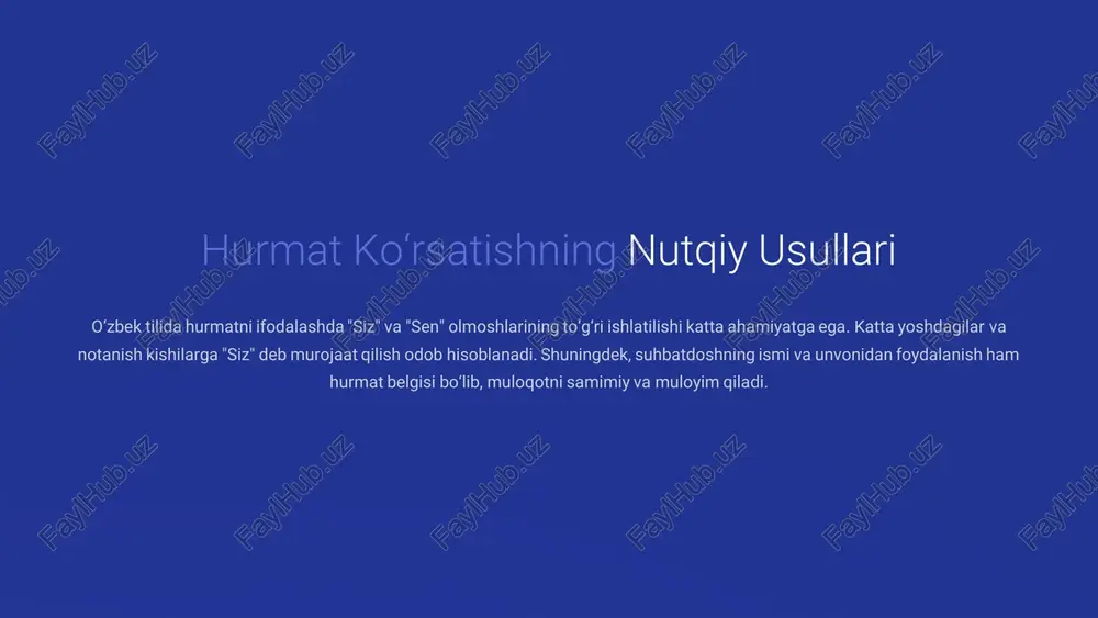 nutqiy etiket formulalari - Page 5