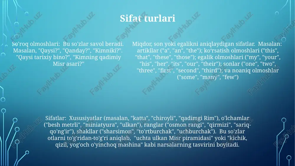adjectives (sifatlar) - Page 5