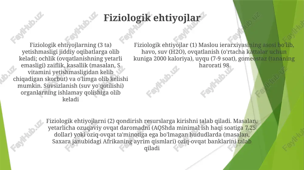 maslou bo’yicha ehtiyojlar tipologiyasi - Page 5