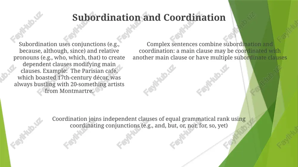 ways of making up complex sentences - Page 5