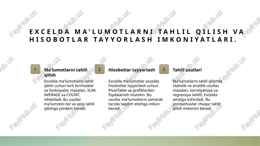 excel jadvallari va ularning funksiyalari - Page 5