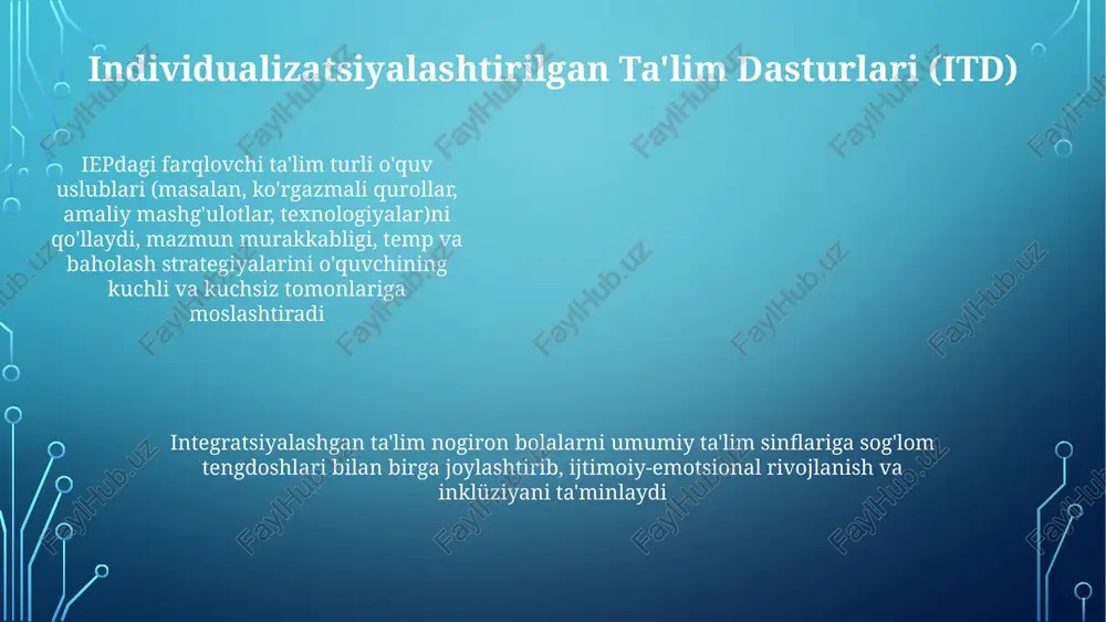 differensial va integratsiyalashgan ta'lim - Page 5
