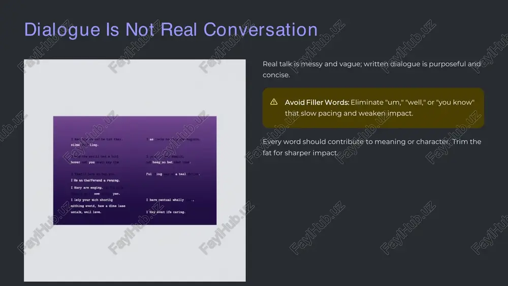 features of written dialogue - Page 5