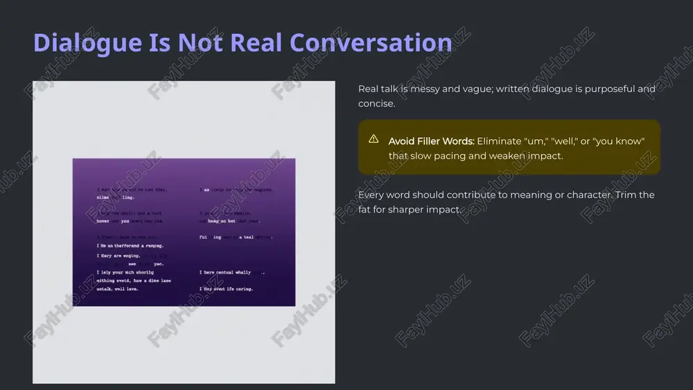 features of written dialogue - Page 5
