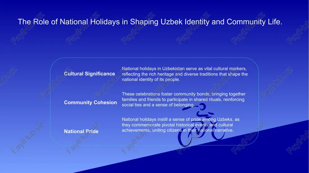 ancing a sense of belonging, ultimately shaping the uzbek national character. thank you!