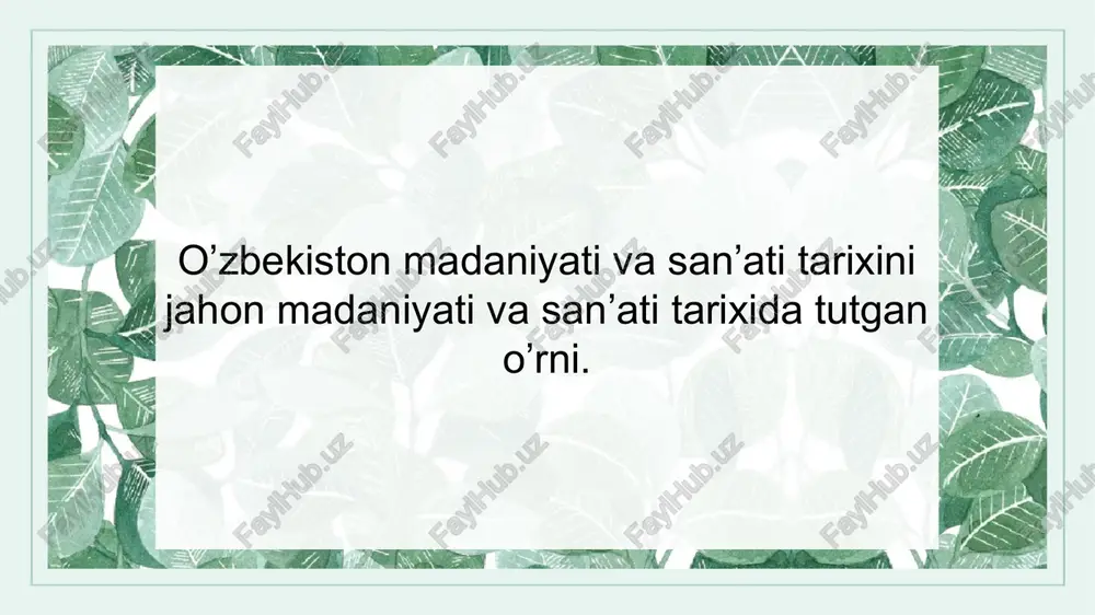o'zbekiston ma'naviyati rivojlanish tarixi va hozirgi zamon - Page 5