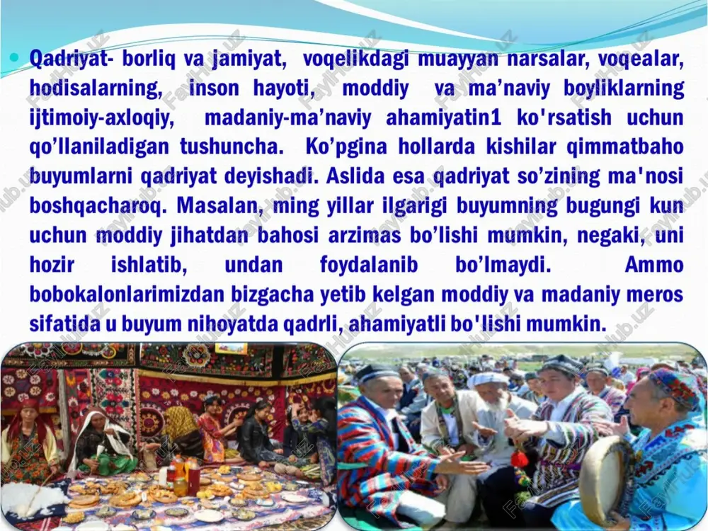 mustaqillik davrida miiliy va diniy qadriyatlarning tiklanishi - Page 5