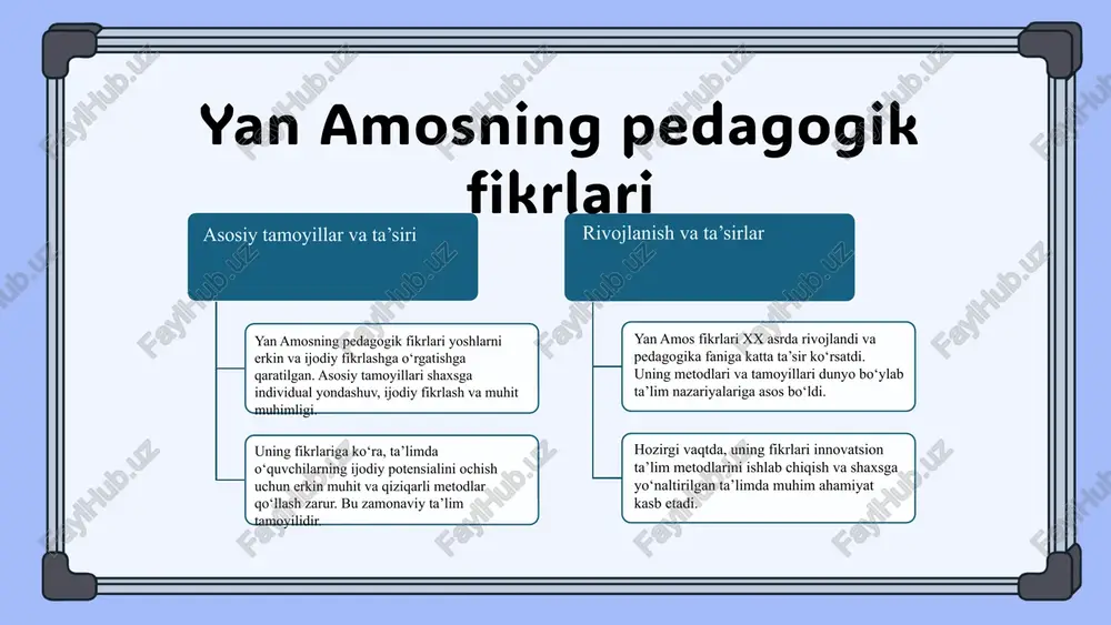 jahon pedagogika fanining rivojlanish tarixi bayoni - Page 5