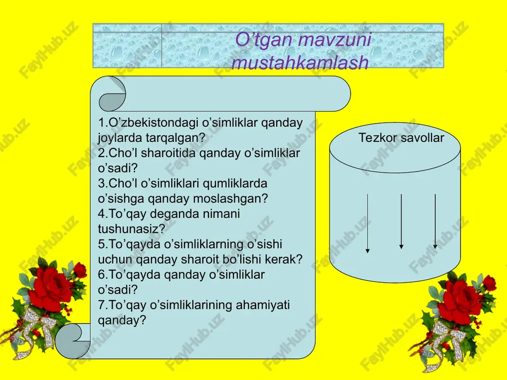 adir, tog‘, yaylov o‘simliklari. - Page 5