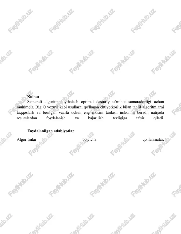 algoritm samaradorligini baholash - Page 5
