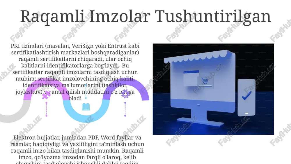 elektron hujjatlar va elektron raqamli imzo - Page 5
