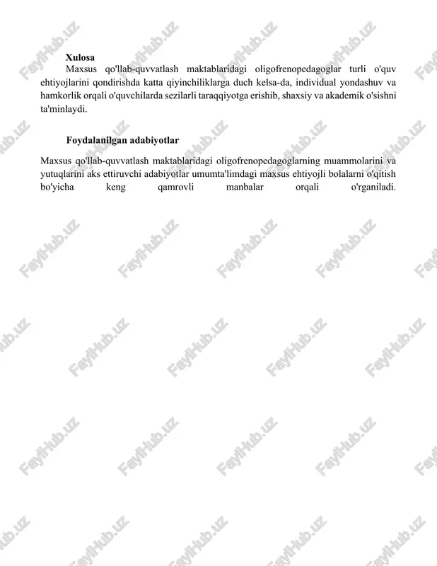 maxsus ta'limda oligofrenopedagoglar faoliyatidagi muammolar va yutuqlar - Page 5