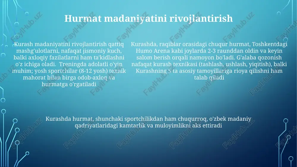 kurashchini raqibiga hurmati xaqida tushuncha - Page 5