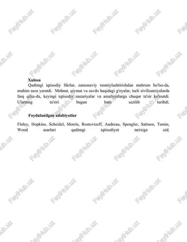 qadimgi dunyo iqtisodiy gʻoyalari - Page 5