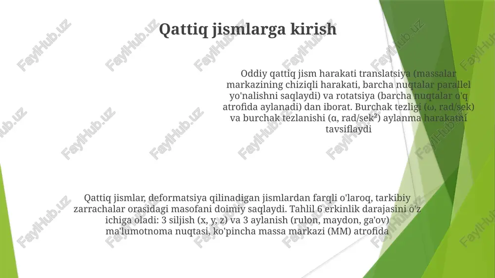qattiq jisimning sodda harakati - Page 5