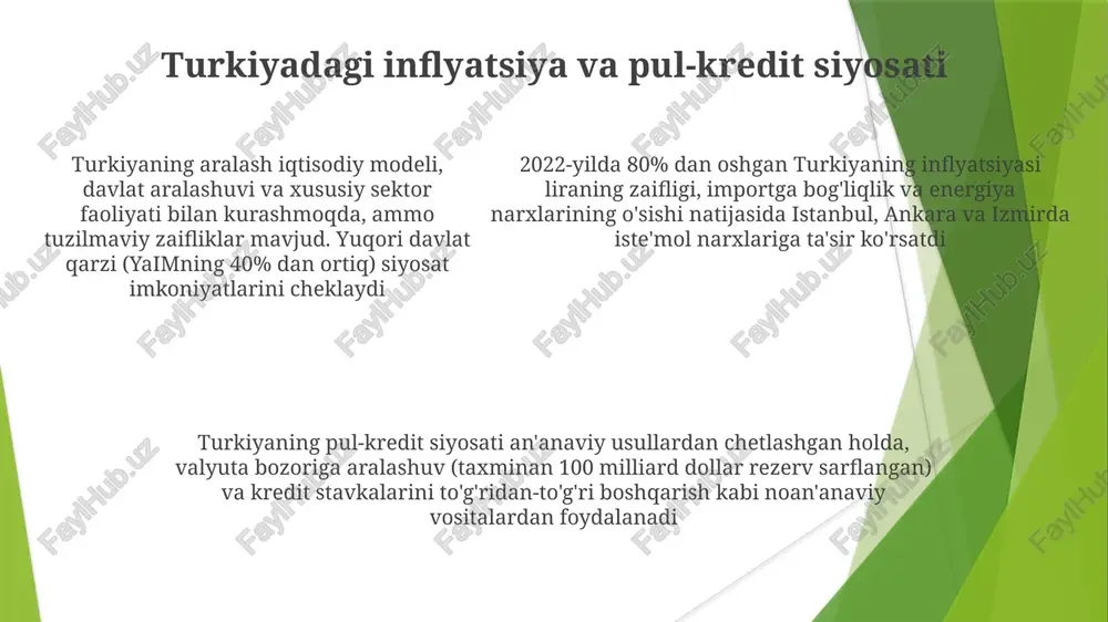 turkiyaning iqtisodiy tizimlarining tahlili - Page 5