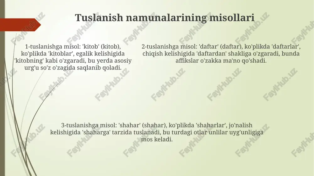 otlarning 3 turdagi tuslanishi - Page 5