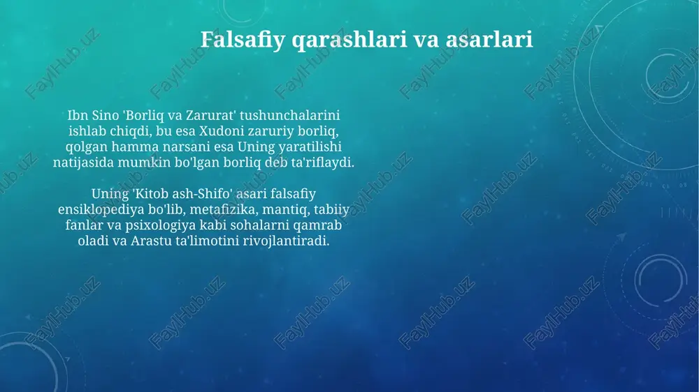 abu ali ibn sino ijodi va faoliyati - Page 5