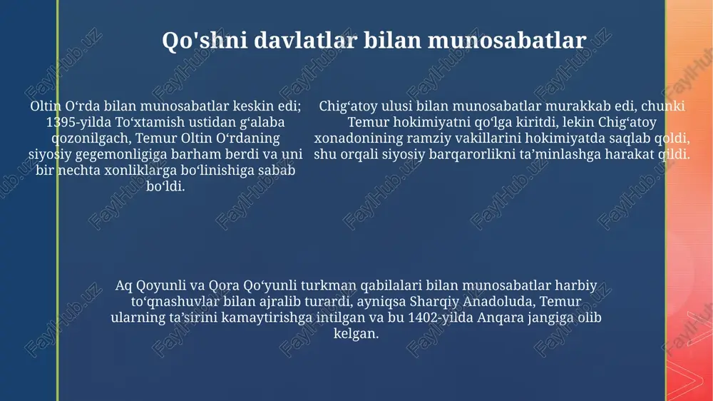 amir temurelchilik munosabatlari - Page 5