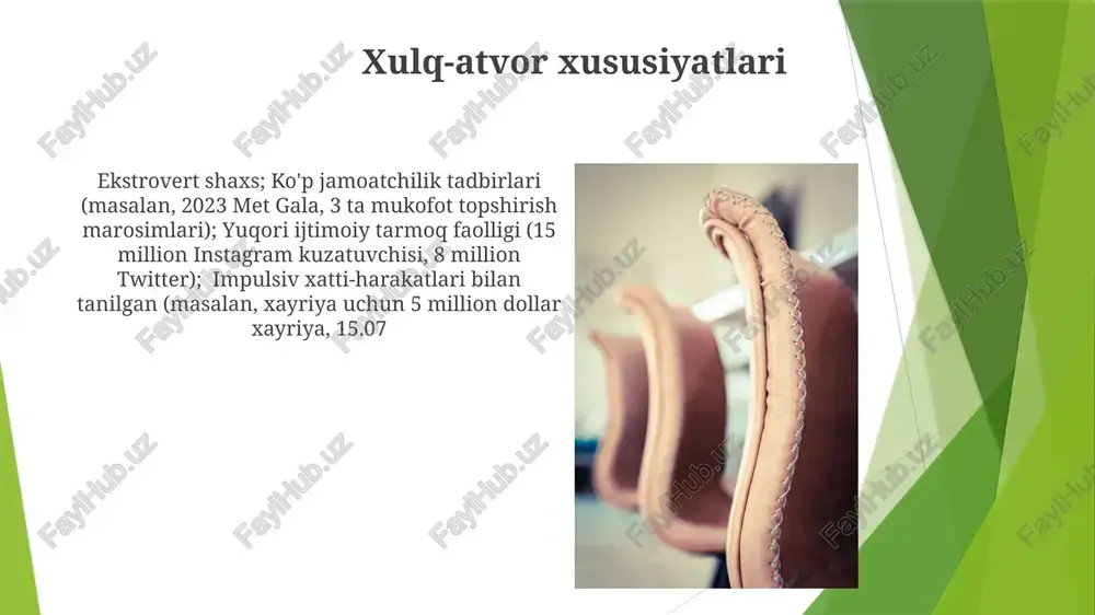 mashhur shaxslar ta'siri va turmush tarzi - Page 5