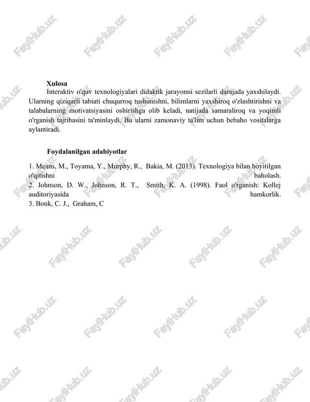 interfaol talim texnologiyalarining didaktik mohiyati - Page 5