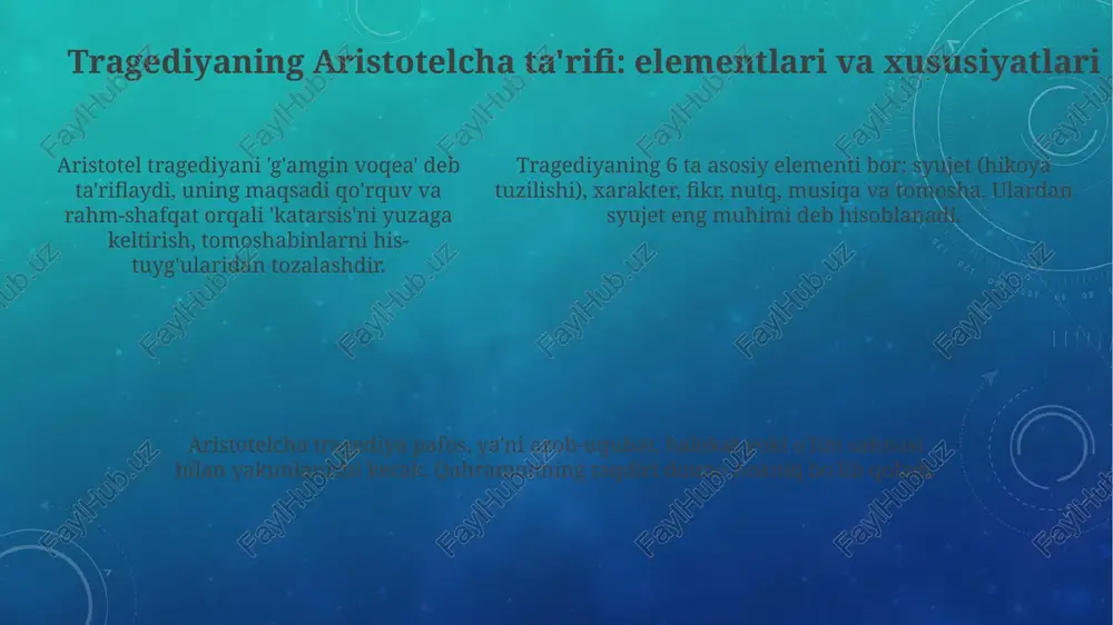 aristotelning "poetika" asari - Page 5