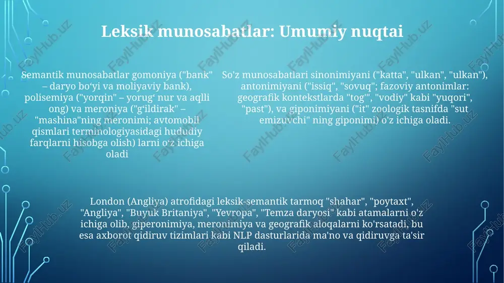 leksik-samantik munosabatlar - Page 5
