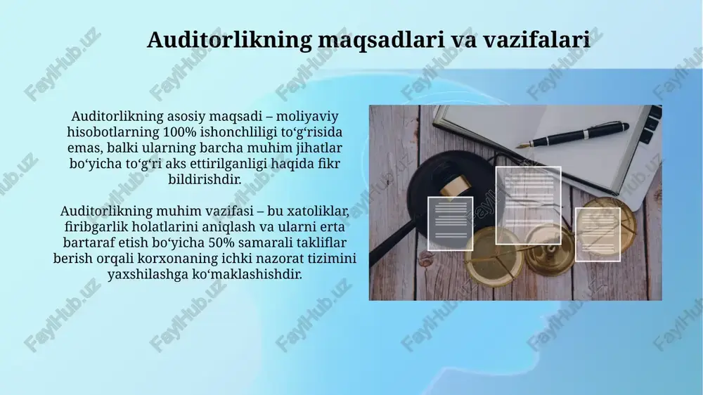 auditga umumiy tavsif - Page 5